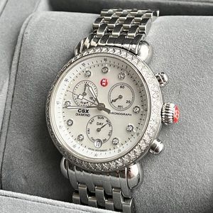 Michele Signature CSX-36 Diamond & Pearl Ladies Watch